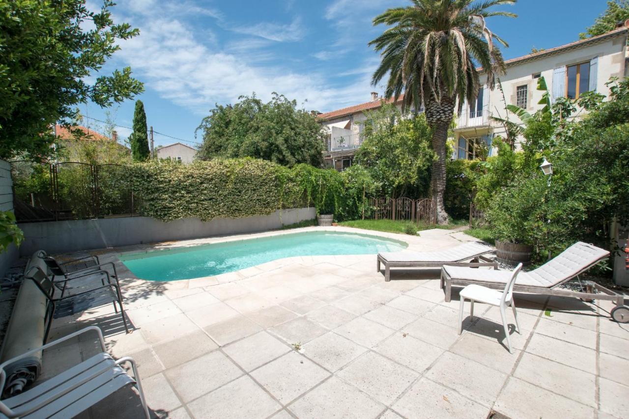 Palmeira, Piscine - Parking - Clim Arles Ngoại thất bức ảnh