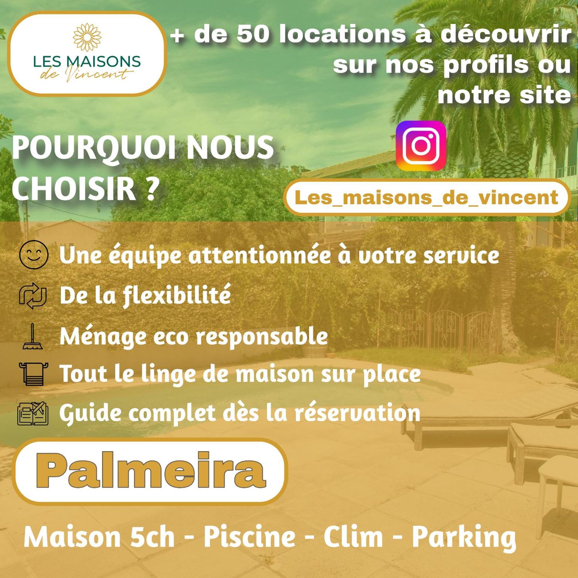 Palmeira, Piscine - Parking - Clim Arles Ngoại thất bức ảnh